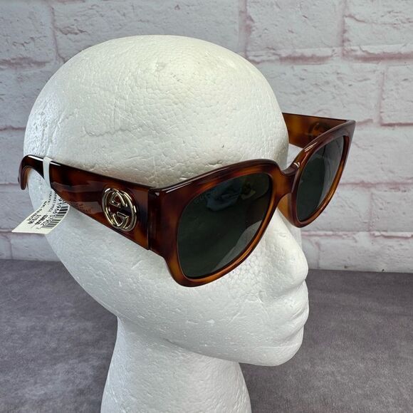 Gucci Sunglasses GG0142SA 002 Women S Havana Gucci Eyewear - Picture 3 of 11